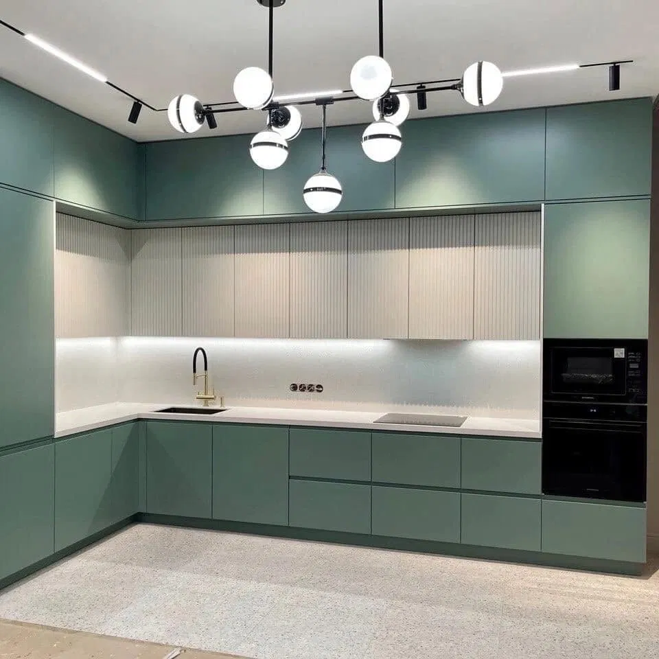 Cocina de lujo con acabados premium